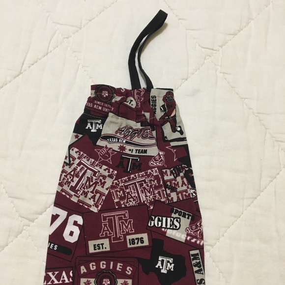 Texas A&M Reuse Grocery Bag Holder Handmade New - Picture 3 of 8